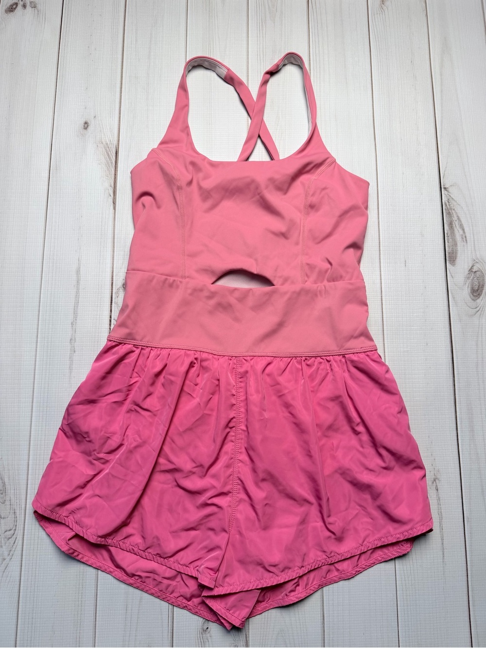 TCEC Pink Mesh Athletic Top with Lining